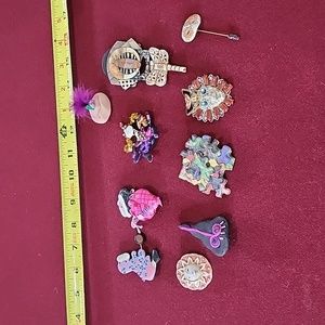 Vintage Unique Whimsical Fashion Jewelry Brooches Pins